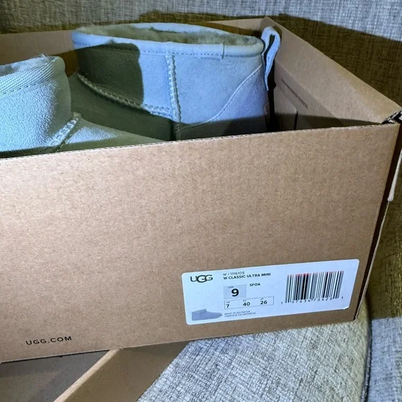 NWG UGG Classic Ultra Mini in Seafoam - Picture 7 of 8